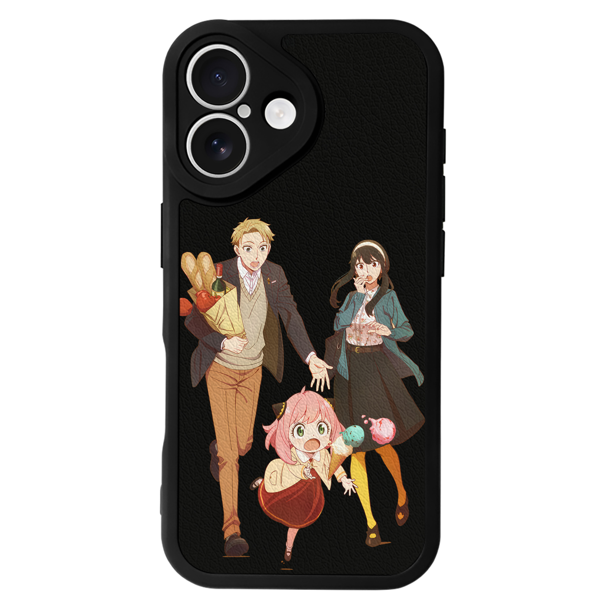 （画像用） SPY×FAMILY间谍家家酒 【iPhone 16シリーズ対応】シリコンスマホケース（レザー調） 材質：シリコン